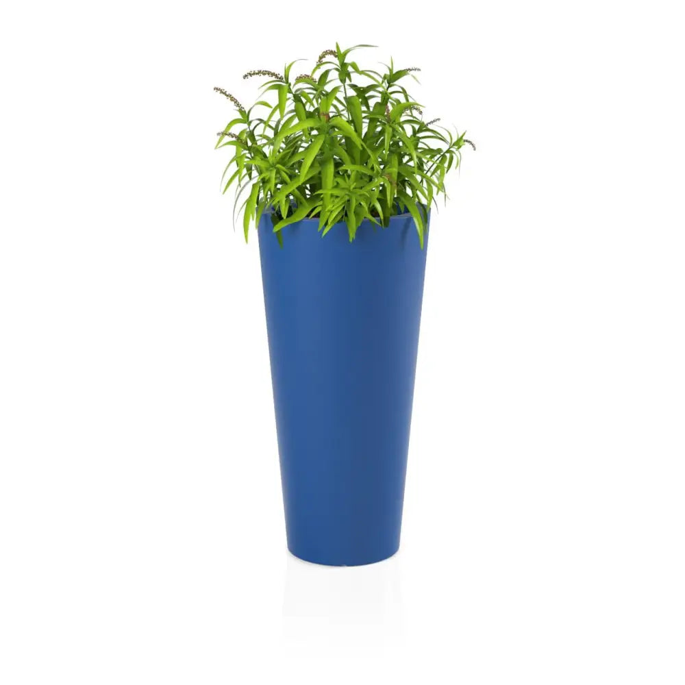 Blomsterpotte Habana Blå (med Indre Hylle + Vann Drenering)