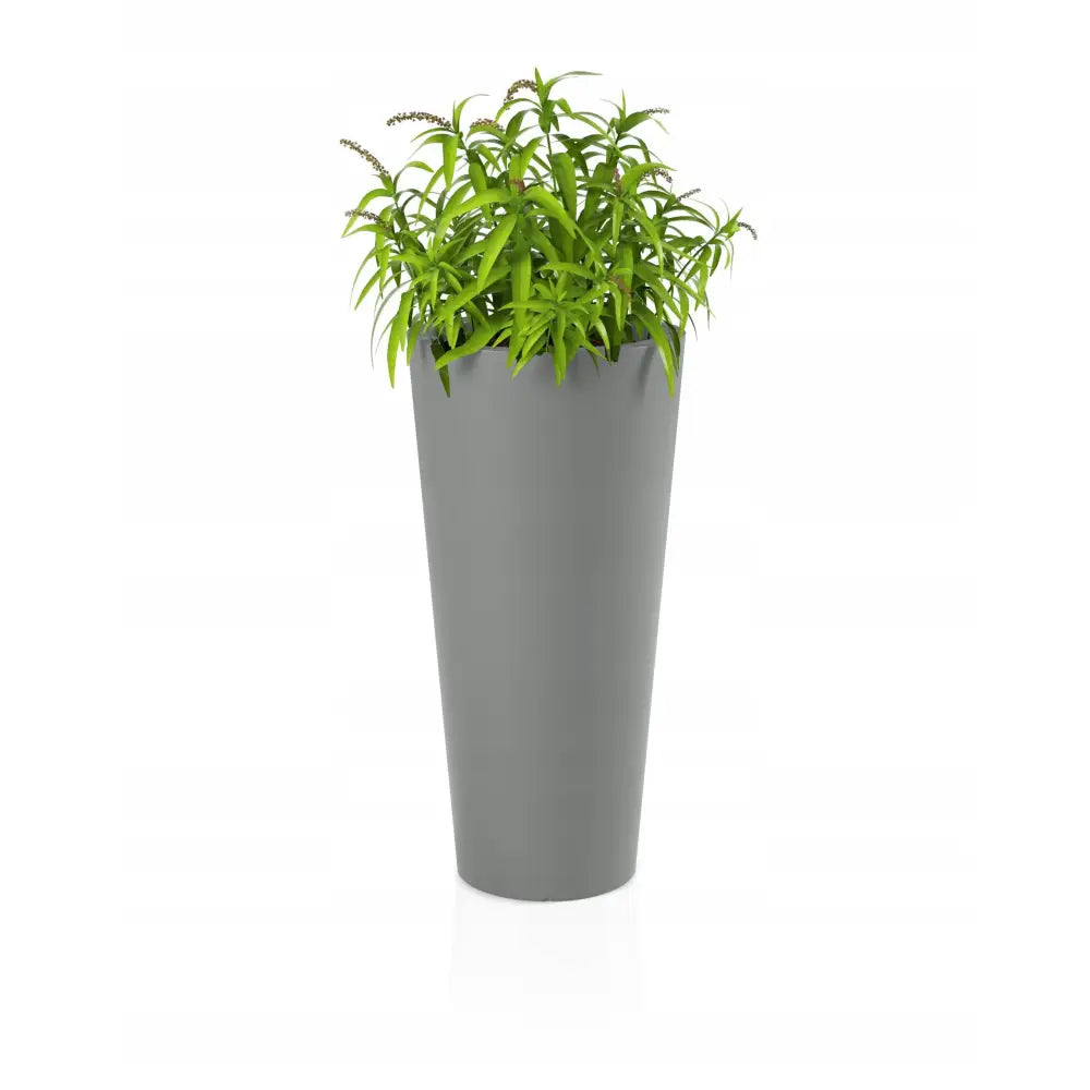 Blomsterpotte Habana Grå (full Kapasitet + Vann Drenering)