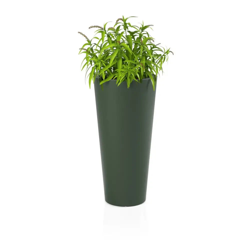 Blomsterpotte Habana Grønn (med Indre Hylle + Vann Drenering)