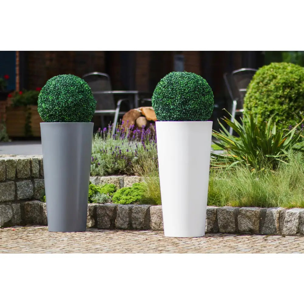 Blomsterpotte Habana Hvit (full Kapasitet + Vann Drenering)