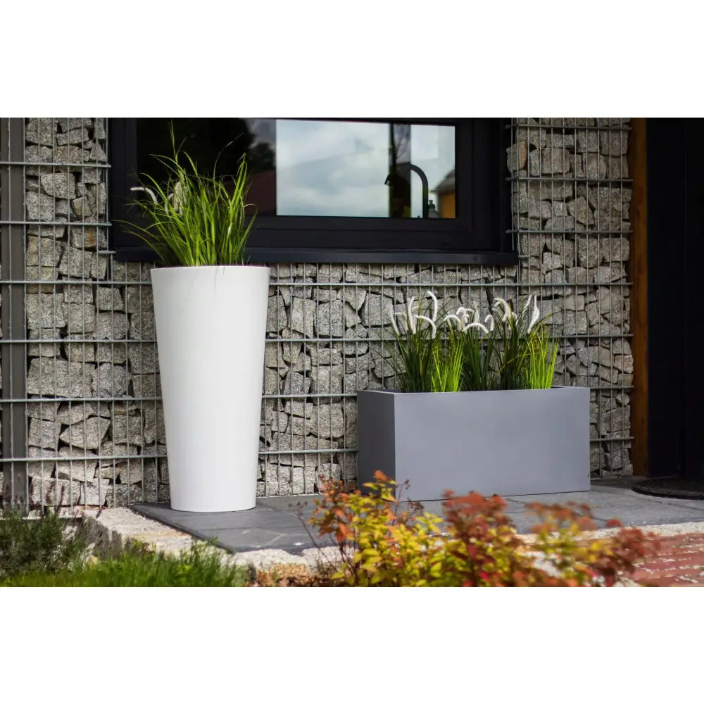 Blomsterpotte Habana Hvit (med Indre Hylle)