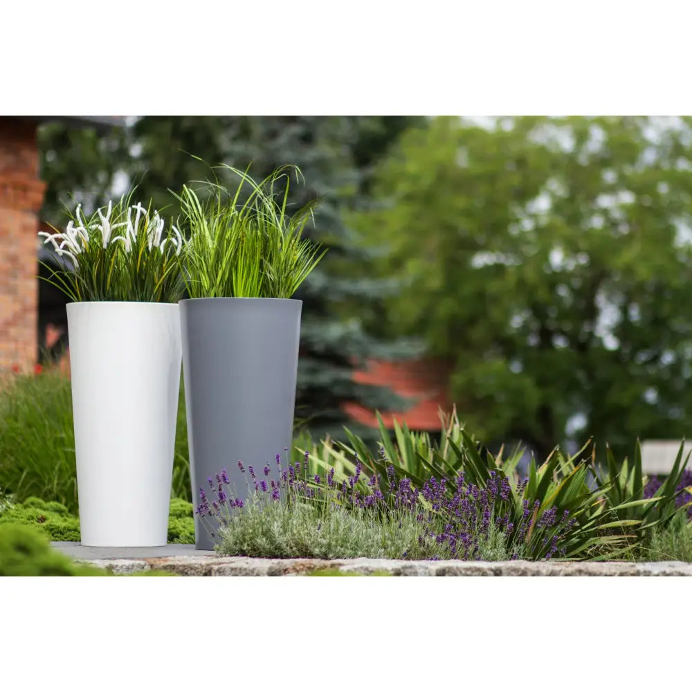 Blomsterpotte Habana Hvit (med Indre Hylle)