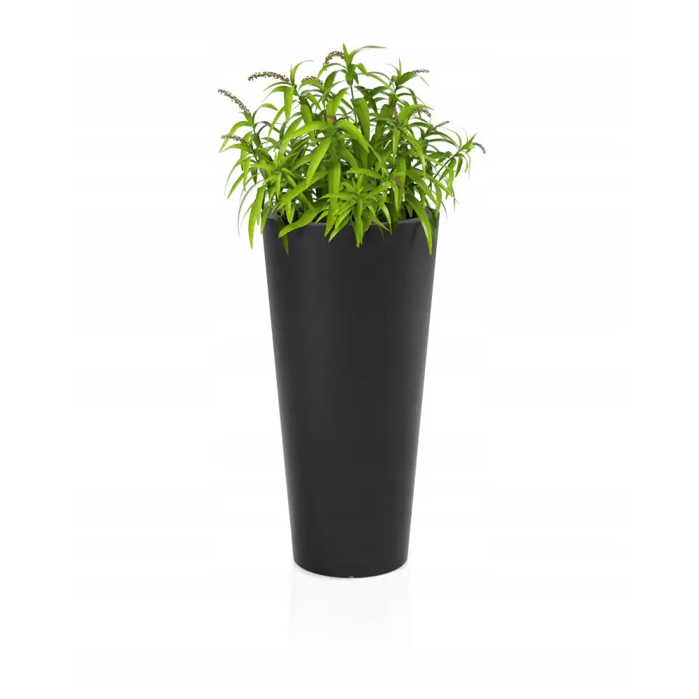 Blomsterpotte Habana Svart (full Kapasitet + Vann Drenering)