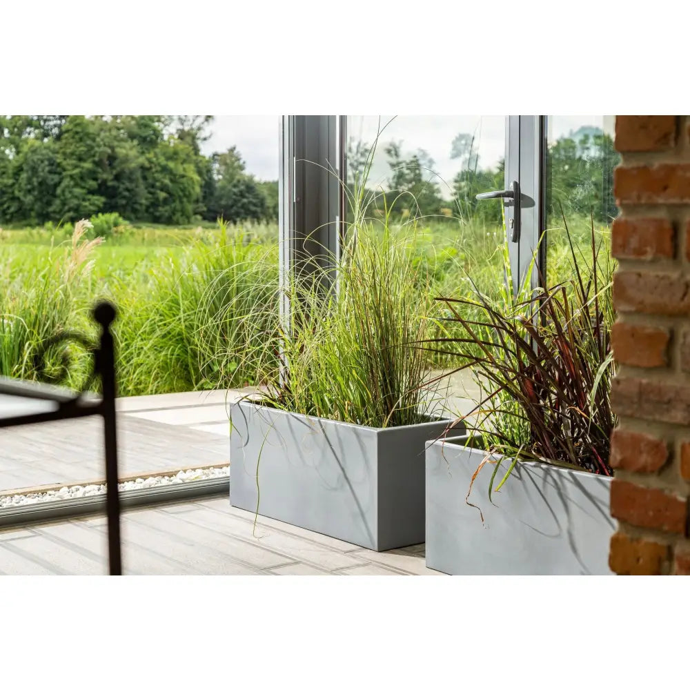 Blomsterpotte Long Grå (full Kapasitet)