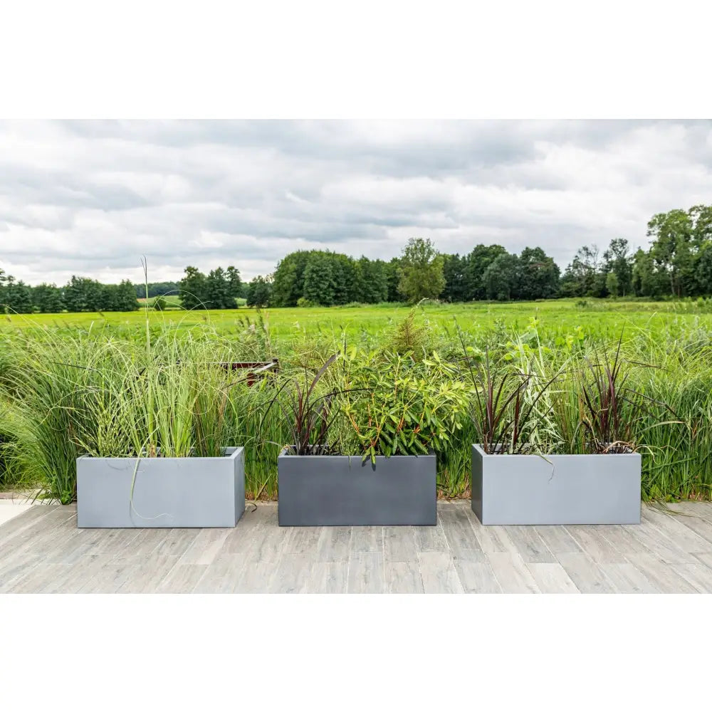 Blomsterpotte Long Hvit (full Kapasitet)