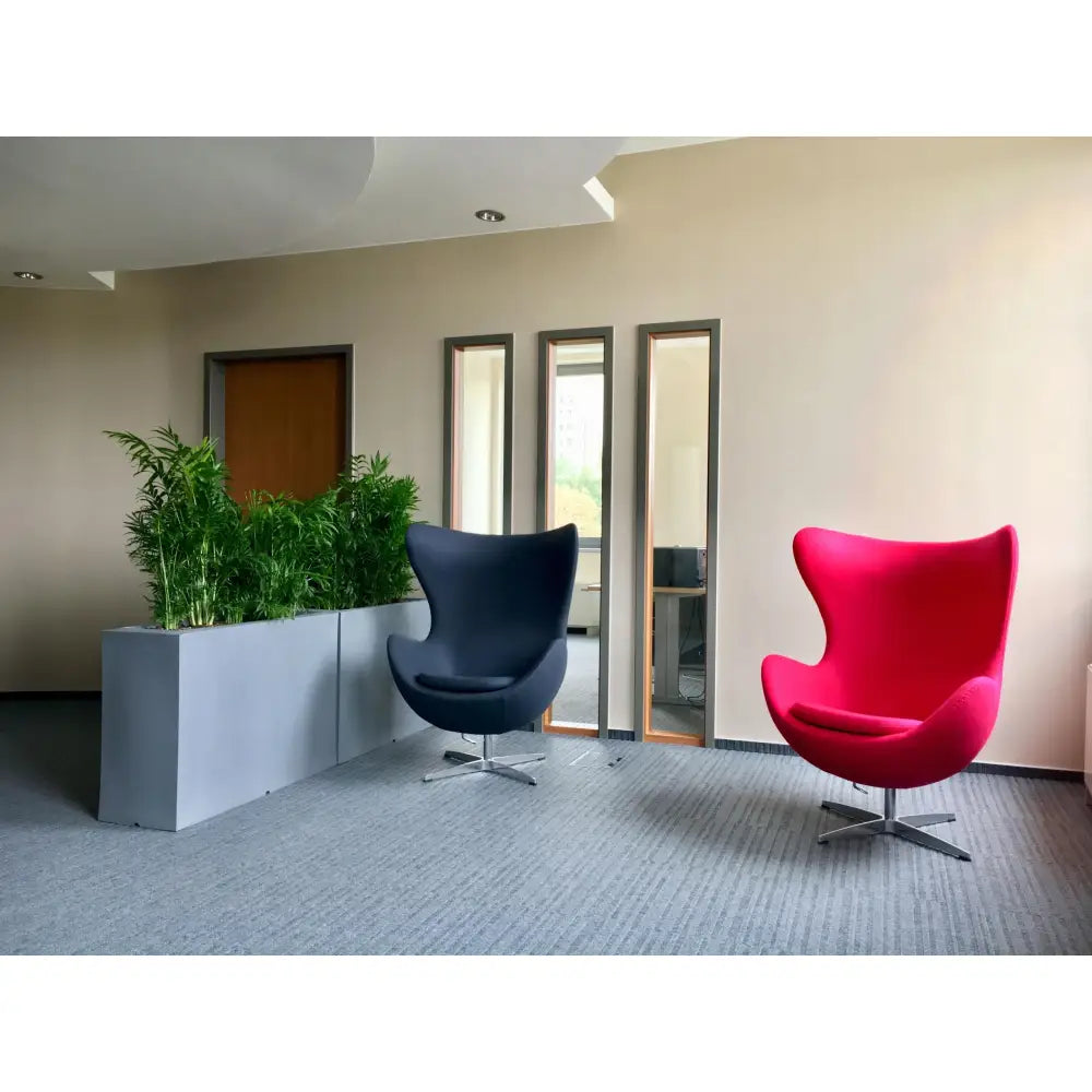 Blomsterpotte Longerino Antrasitt (med Indre Hylle)