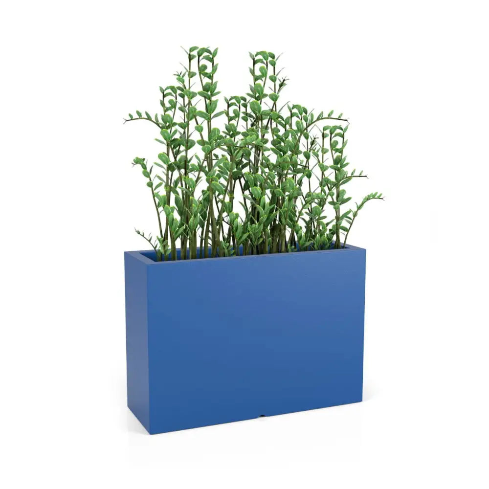 Blomsterpotte Longerino Blå (med Indre Hylle + Vann Drenering)