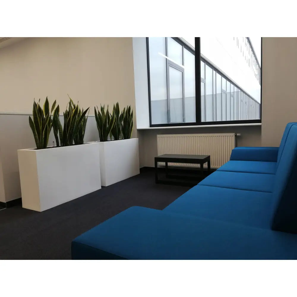 Blomsterpotte Longerino Grå (med Indre Hylle + Vann Drenering)