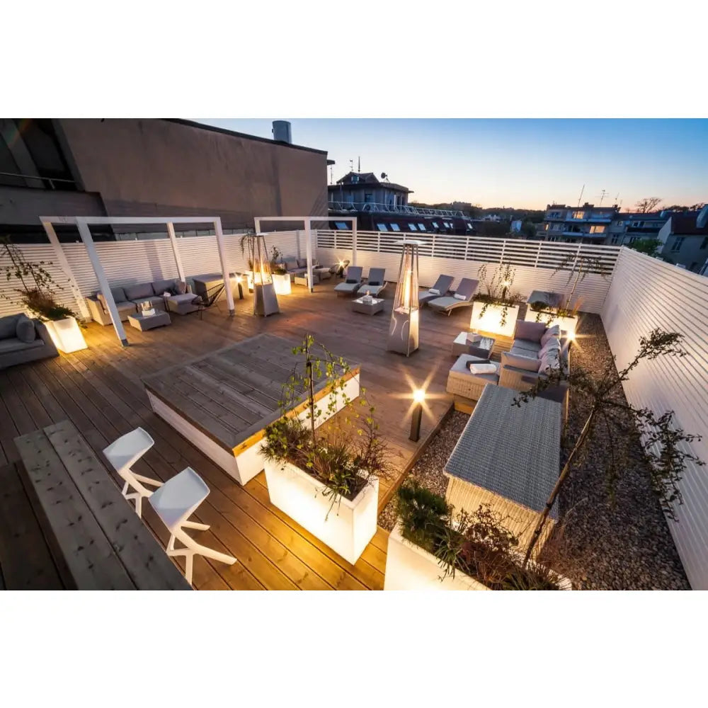 Blomsterpotte Longerino Light Rgb-pære (svart Kabel)