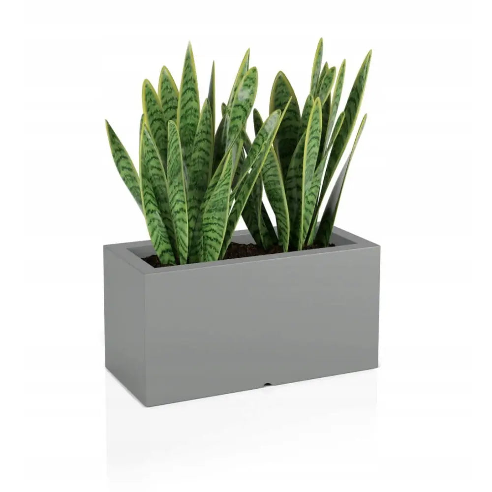 Blomsterpotte Lungo Grå (med Indre Hylle)