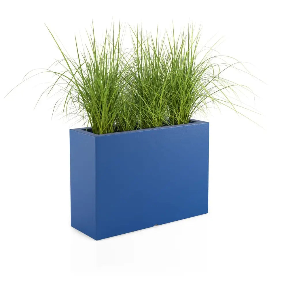 Blomsterpotte Lungo Grande Blå (med Indre Hylle + Vann Drenering)