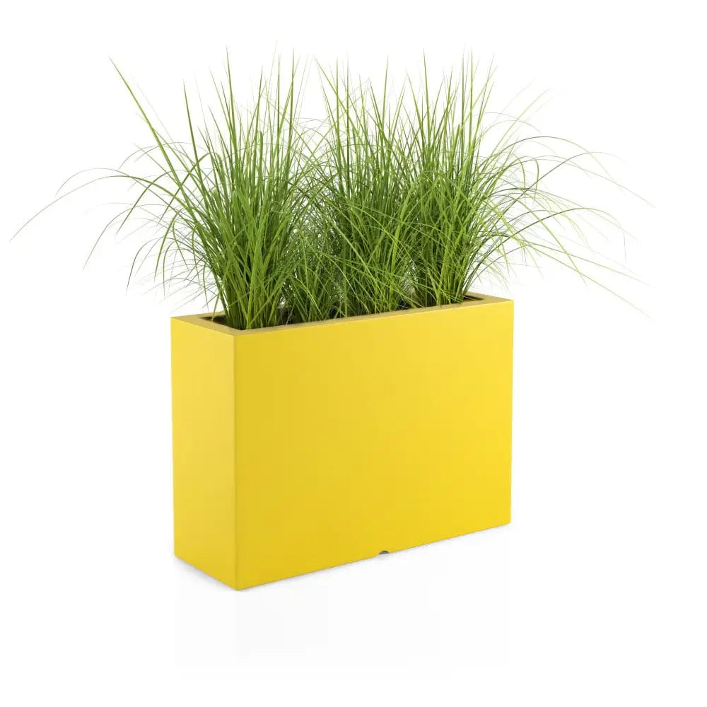 Blomsterpotte Lungo Grande Gul (med Indre Hylle)