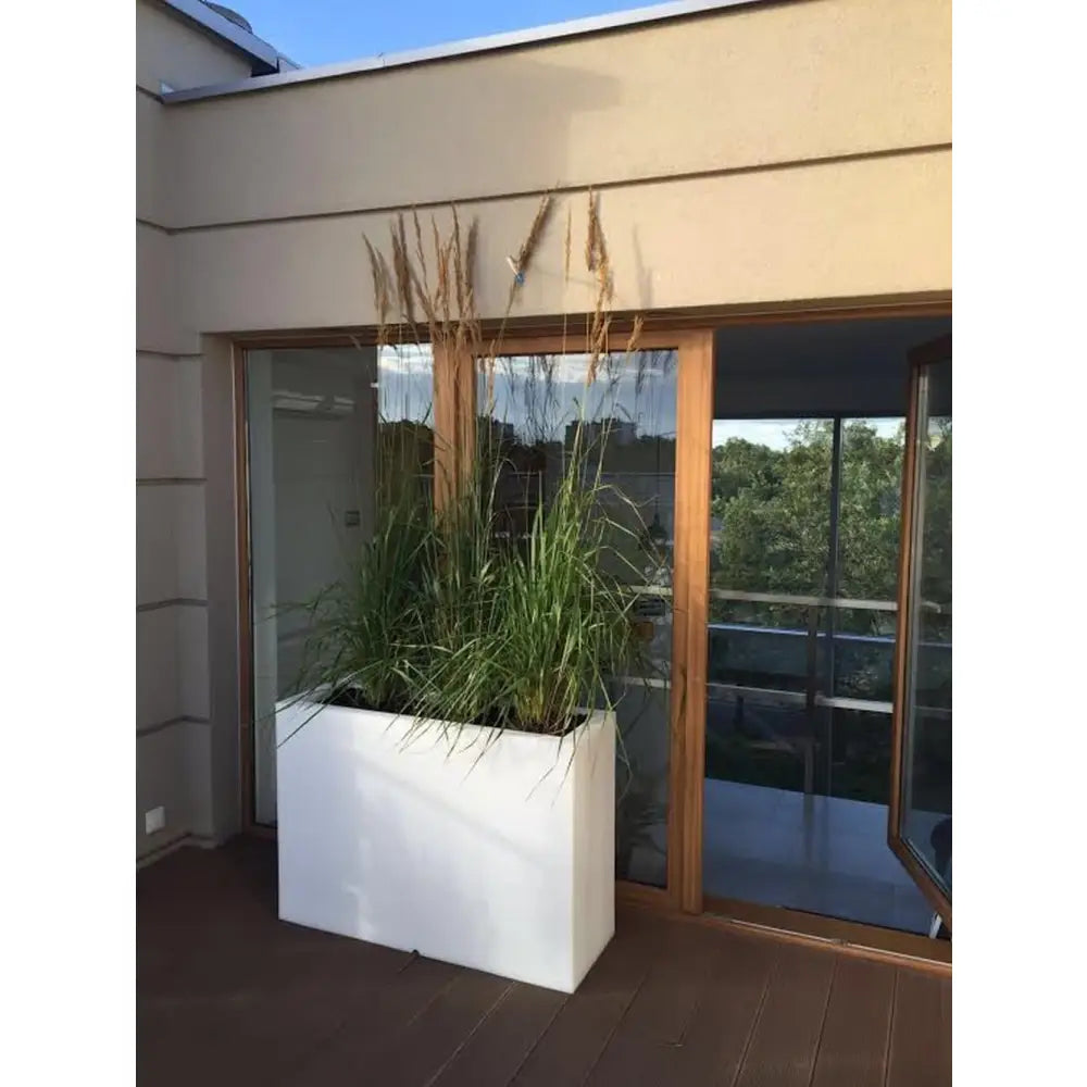 Blomsterpotte Lungo Grande Lime (med Indre Hylle + Vann Drenering)