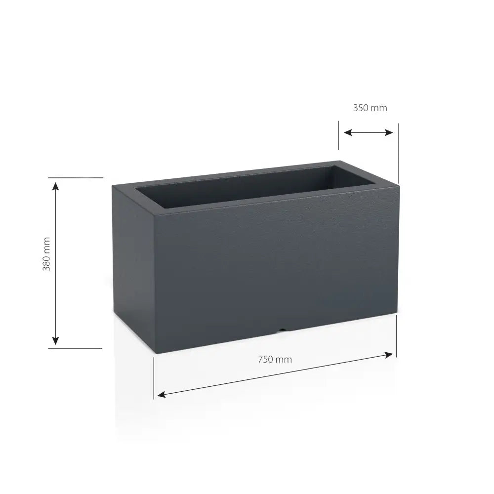 Blomsterpotte Lungo Lime (med Indre Hylle)