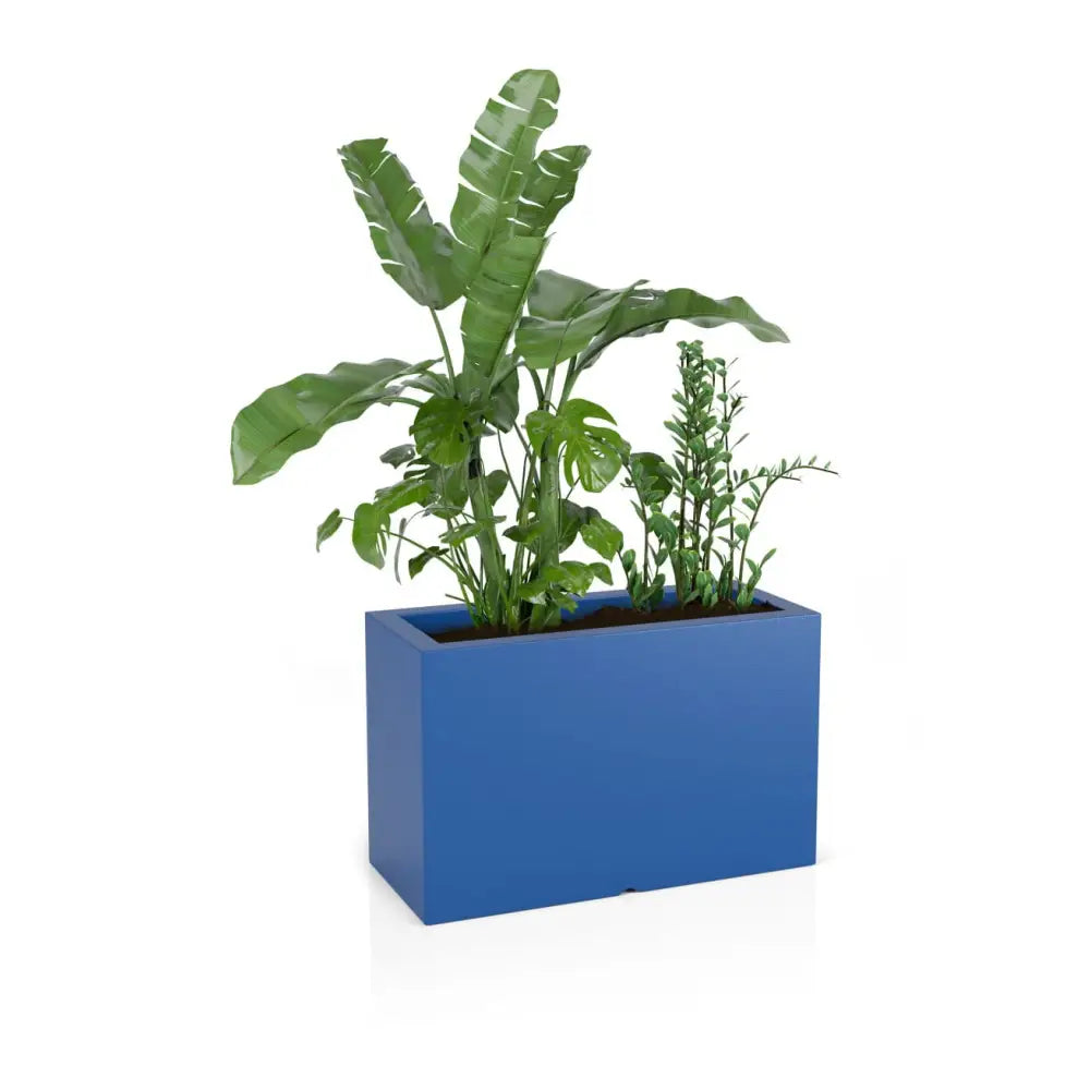 Blomsterpotte Lungo Maxi Blå (med Indre Hylle)