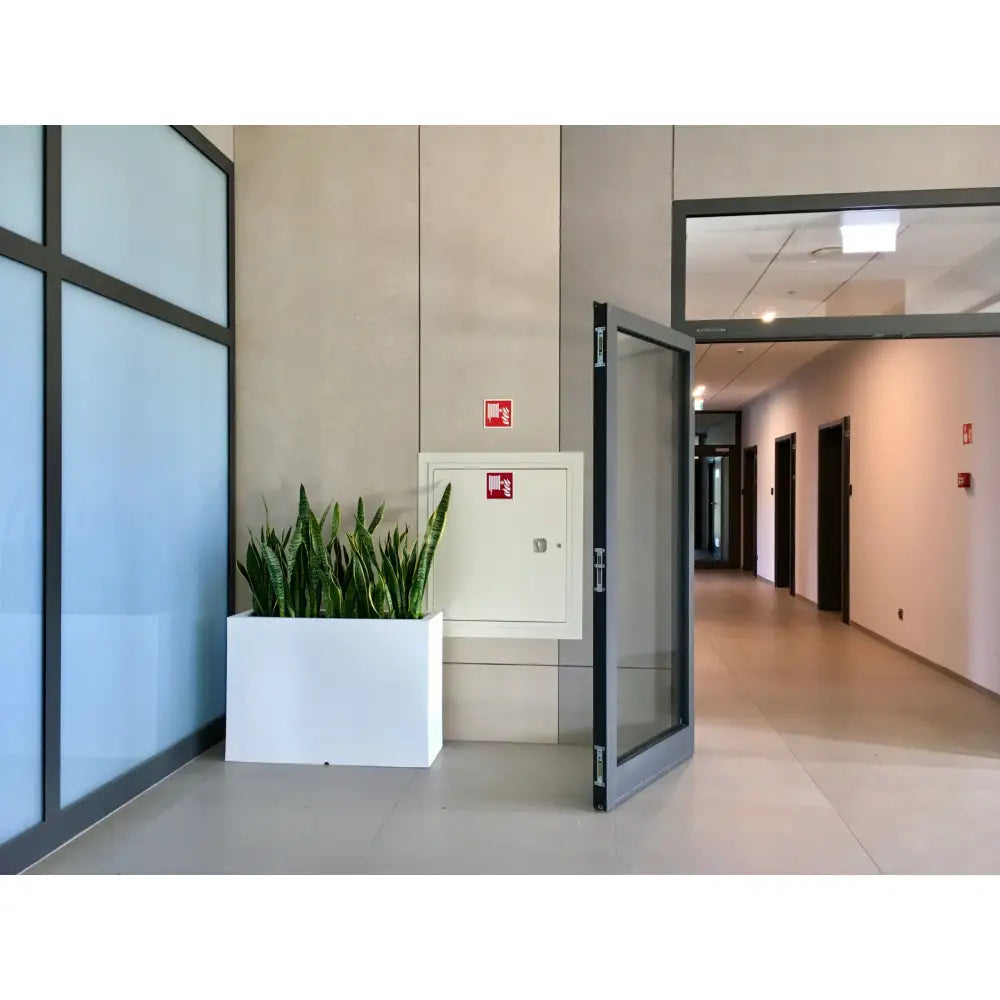 Blomsterpotte Lungo Maxi Svart (med Indre Hylle)