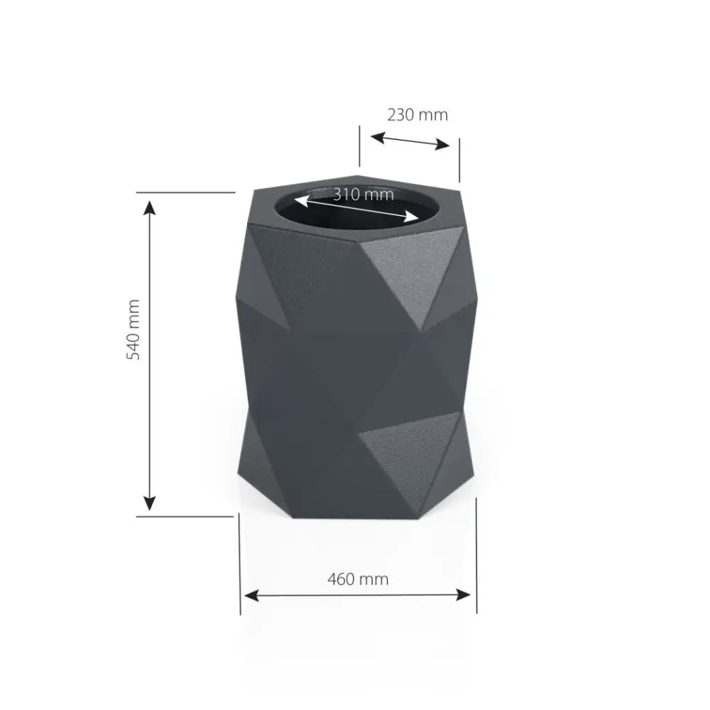 Blomsterpotte Modena Lime (med Indre Hylle + Vann Drenering)