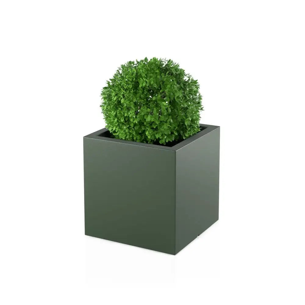 Blomsterpotte Pixel Pot Grønn (med Indre Hylle + Vann Drenering)
