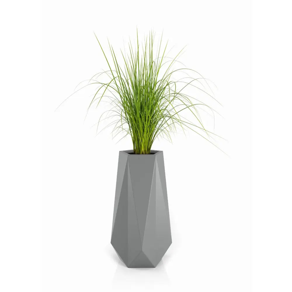 Blomsterpotte Siena Grå (med Indre Hylle + Vann Drenering)
