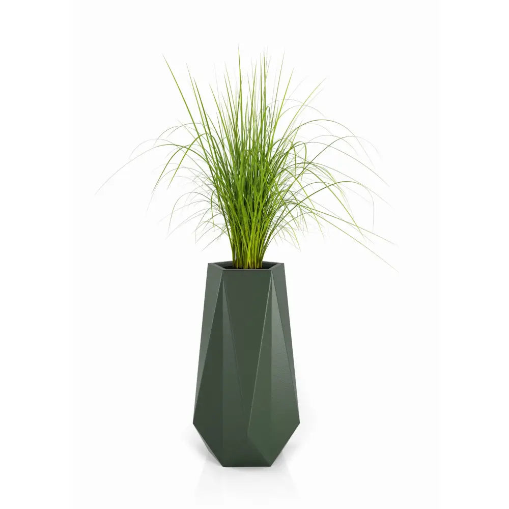 Blomsterpotte Siena Grønn (med Indre Hylle + Vann Drenering)