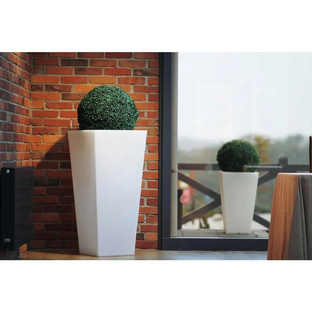 Blomsterpotte Slim Line s Antrasitt (med Indre Hylle)