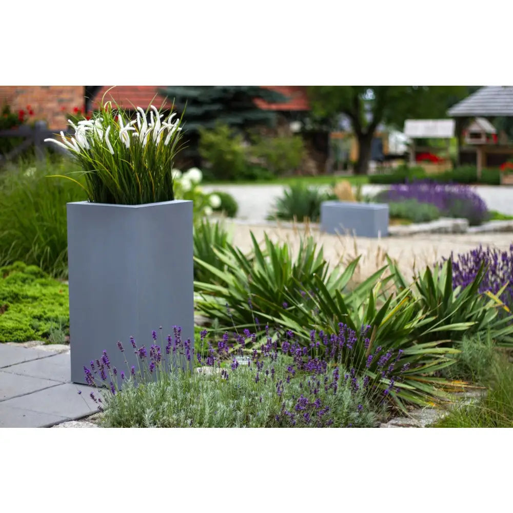 Blomsterpotte Tower Pot Antrasitt (med Indre Hylle)