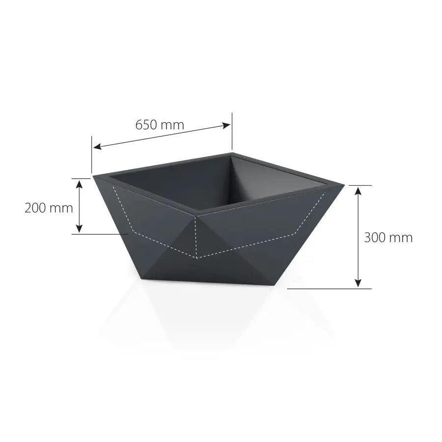 Blomsterpotte Vendetta Blå (med Indre Hylle)