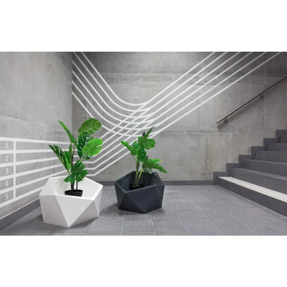 Blomsterpotte Vesari Hvit (full Kapasitet)