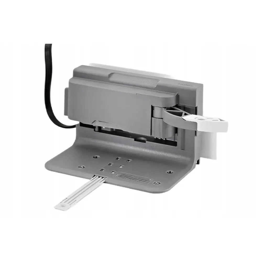 Servo-Drive Uno for nedre skuff, skråvisning med synlig nøkkel og hvit utstikkende plastdel i front.