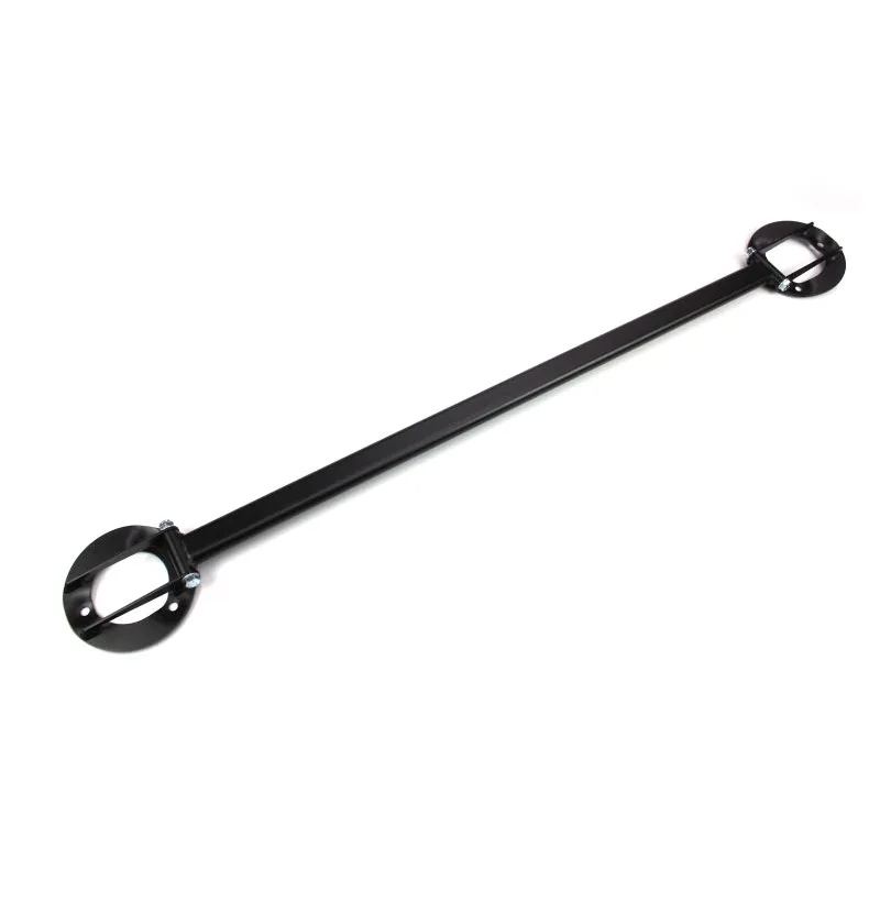 Swagier strut bar foran til BMW E28 E24 – sort pulverlakkert stålprofil 40x20 mm