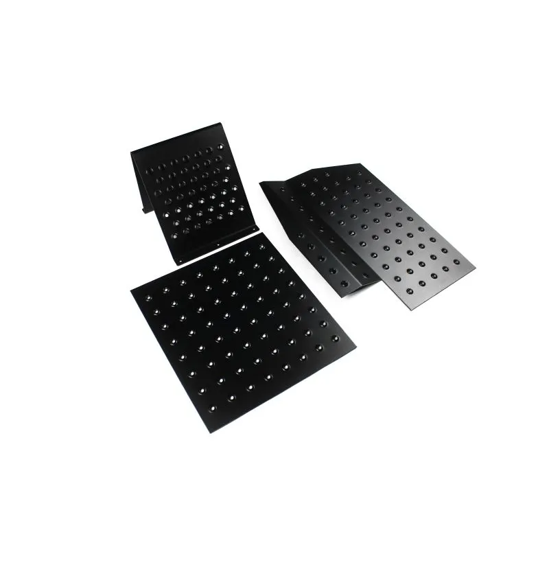 BMW E30 rett aluminium gulvplate for drift og motorsport, komplett sett med fotstøtte for passasjer
