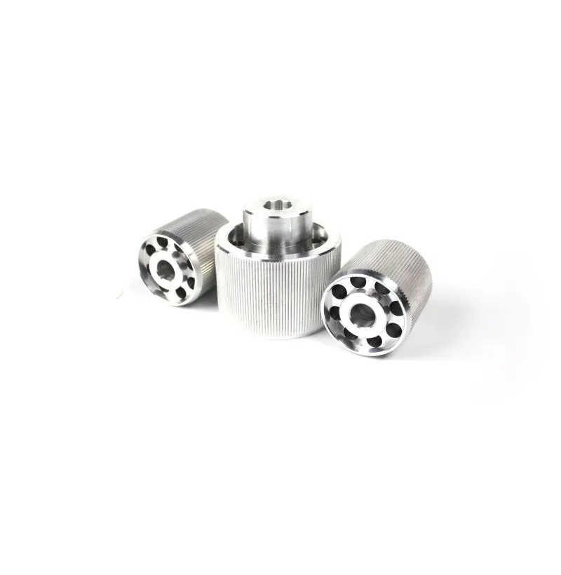 BMW E46 bakre differensialbøssing i PA9-aluminium med knurlet overflate