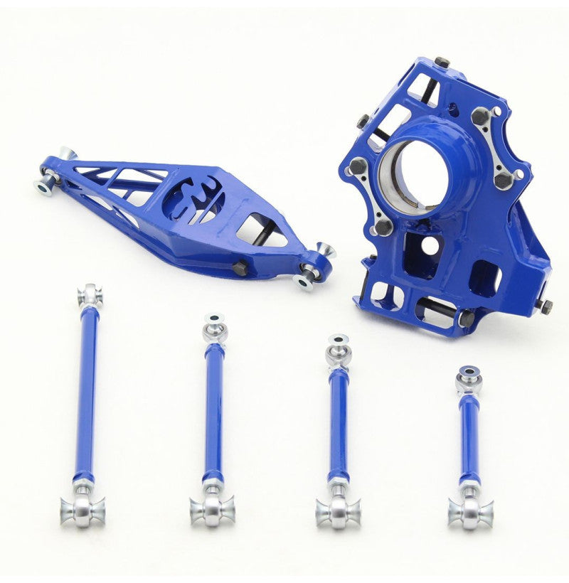 WISEFAB drift knokler og bærearmer bakre suspensjon BMW F20 F30 F32 montert