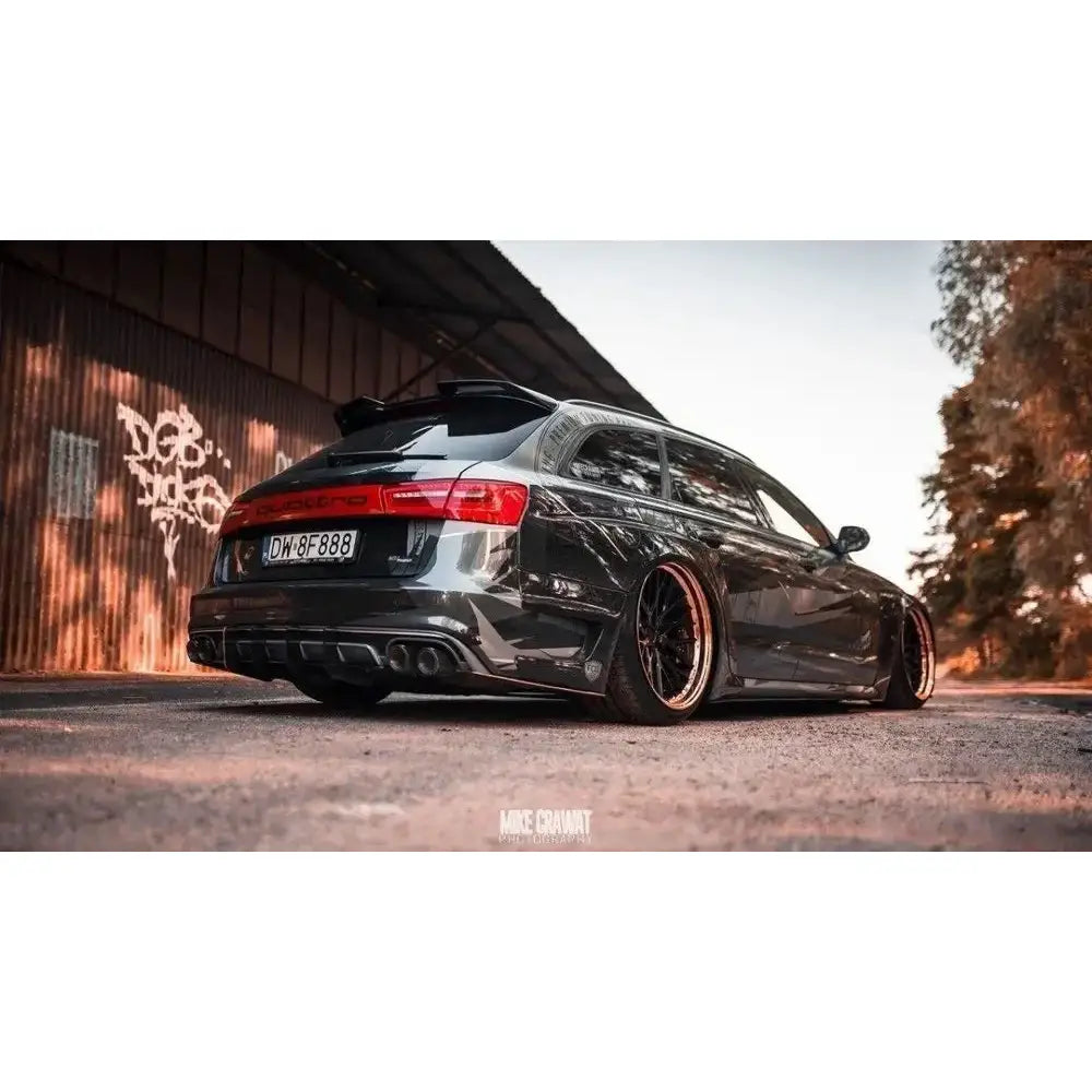 Bodykit Audi S6 C7 Avant Wide Body + Sett med Splitters