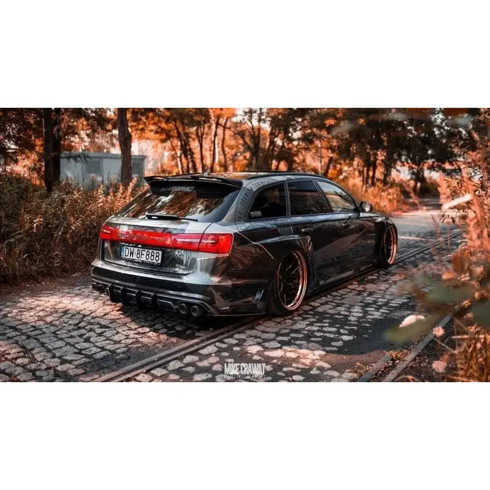 Bodykit Audi S6 C7 Avant Wide Body + Sett med Splitters
