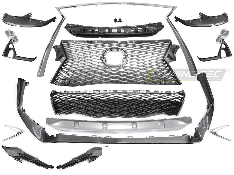 Lexus RX IV med Sport Style bodykit sett fra siden i profil