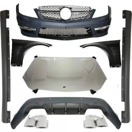 Bodykit Mercedes C-klasse (w204) 07-10 Sedan