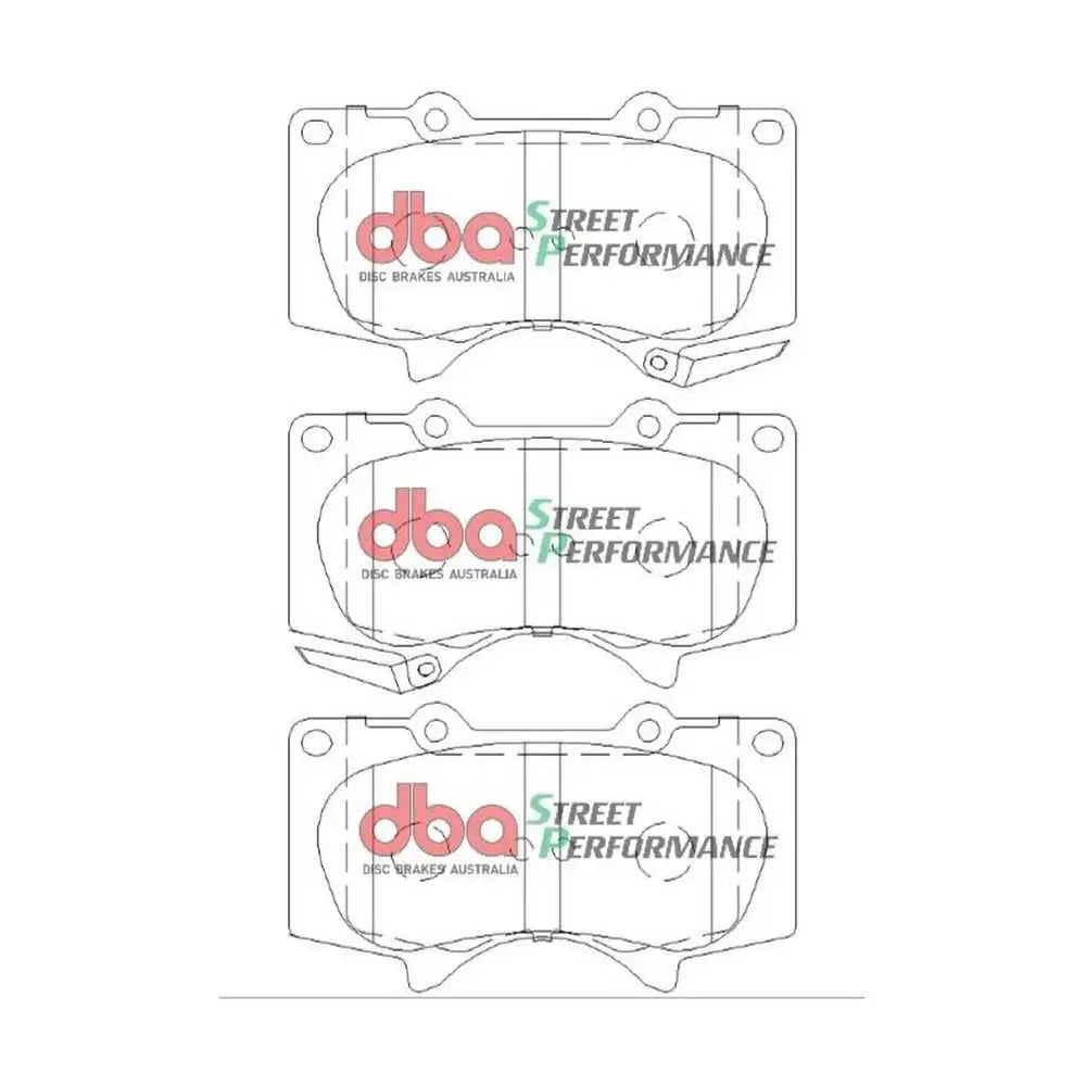 Bremsesett Foran Dba T2 Street Performance - Toyota Fj Cruiser 06-10