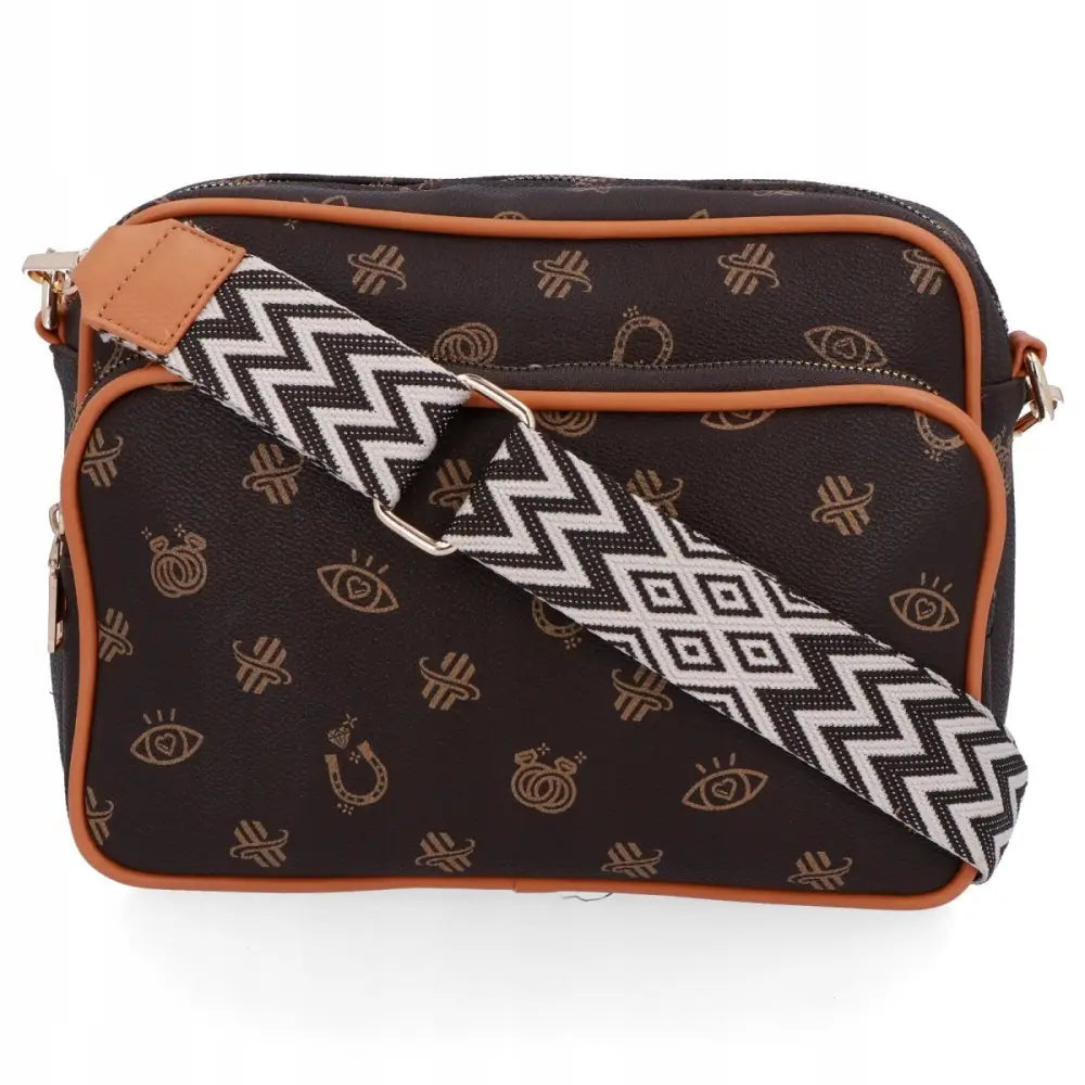 Brun/rød Herisson Skulderveske