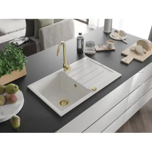 Bruno Kjøkkenvask 1 Kum 795x495 Mm Hvit - 6513791010-20-g