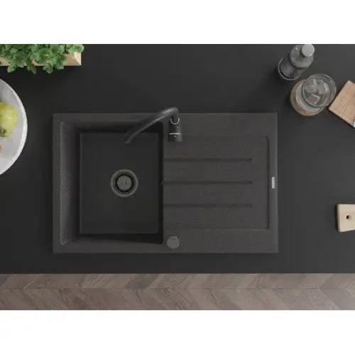 Bruno Kjøkkenvask 1 Kum 795x495 Mm Svart/grå 6513791010-76-b