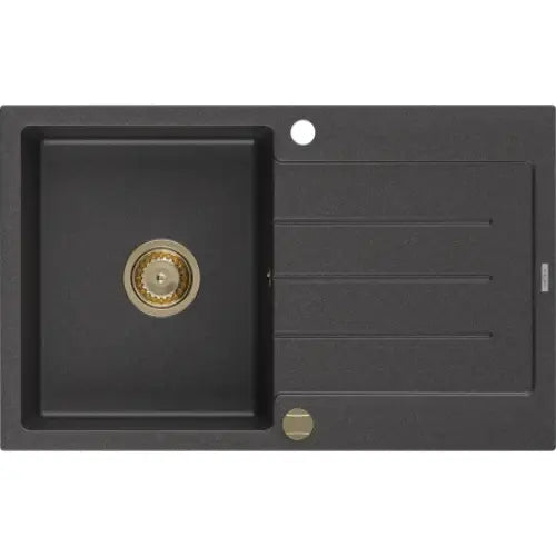 Bruno Kjøkkenvask 1 Kum 795x495 Mm Svart/grå - 6513791010-76-g