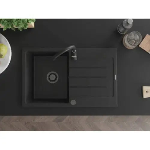 Bruno Kjøkkenvask 1 Kum 795x495 Mm Svart 6513791010-77-b