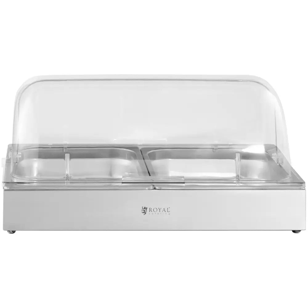 Buffé Vitrineskap M/rulletopp 2x Gn 1/2 2x 4 l