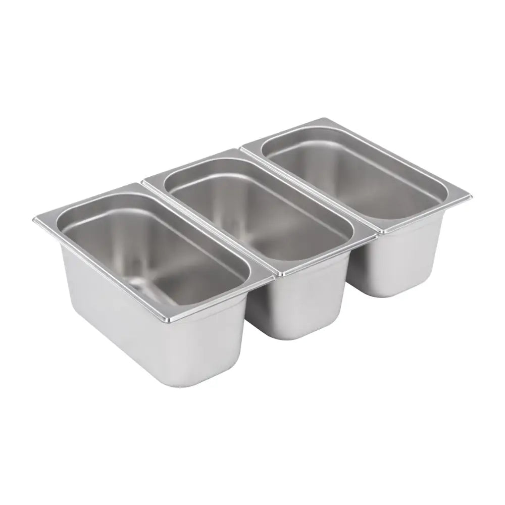 Buffetvarmer med 3 Gn-beholdere og Lokk