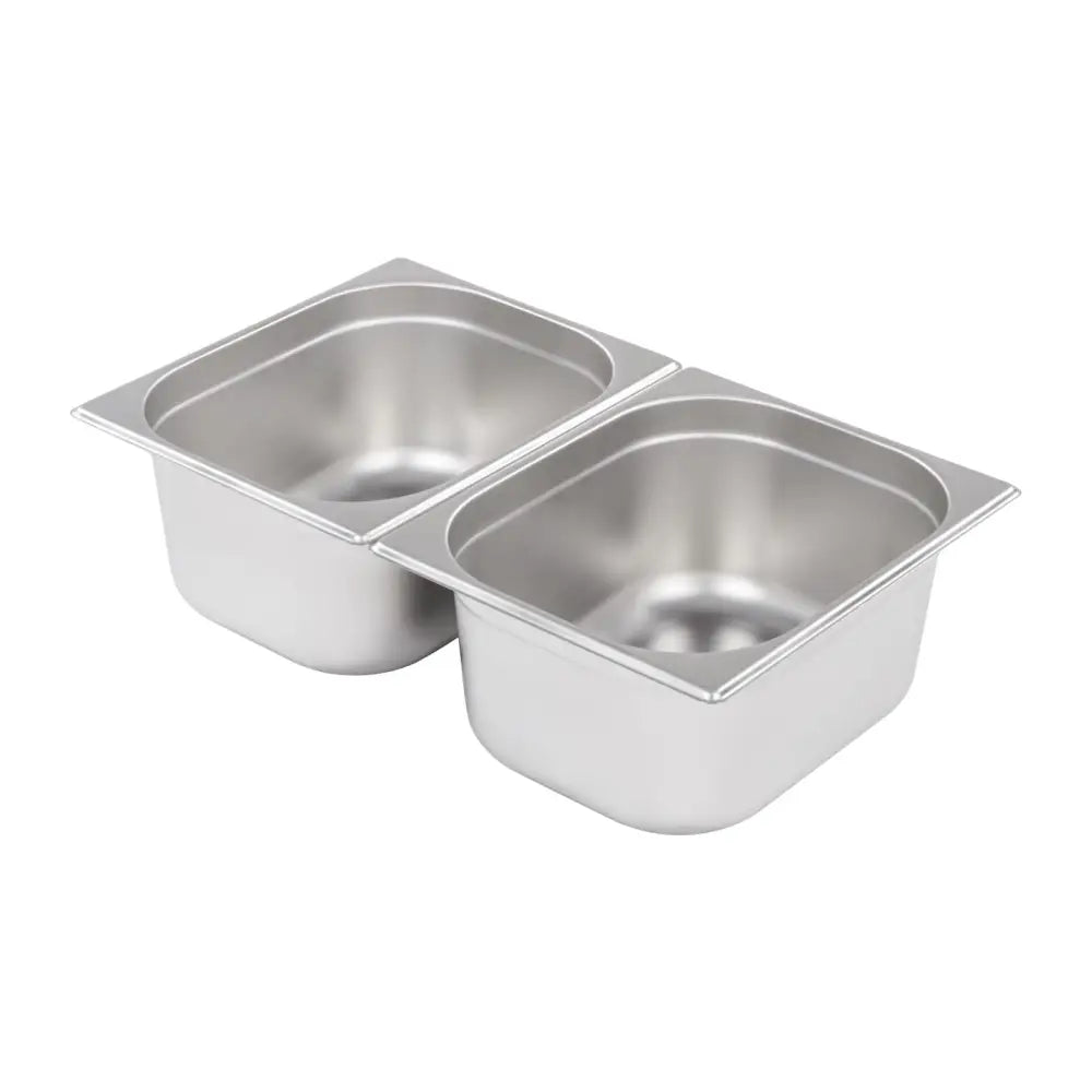 Buffetvarmer med Tappekran + 2 Gn-beholdere med Lokk