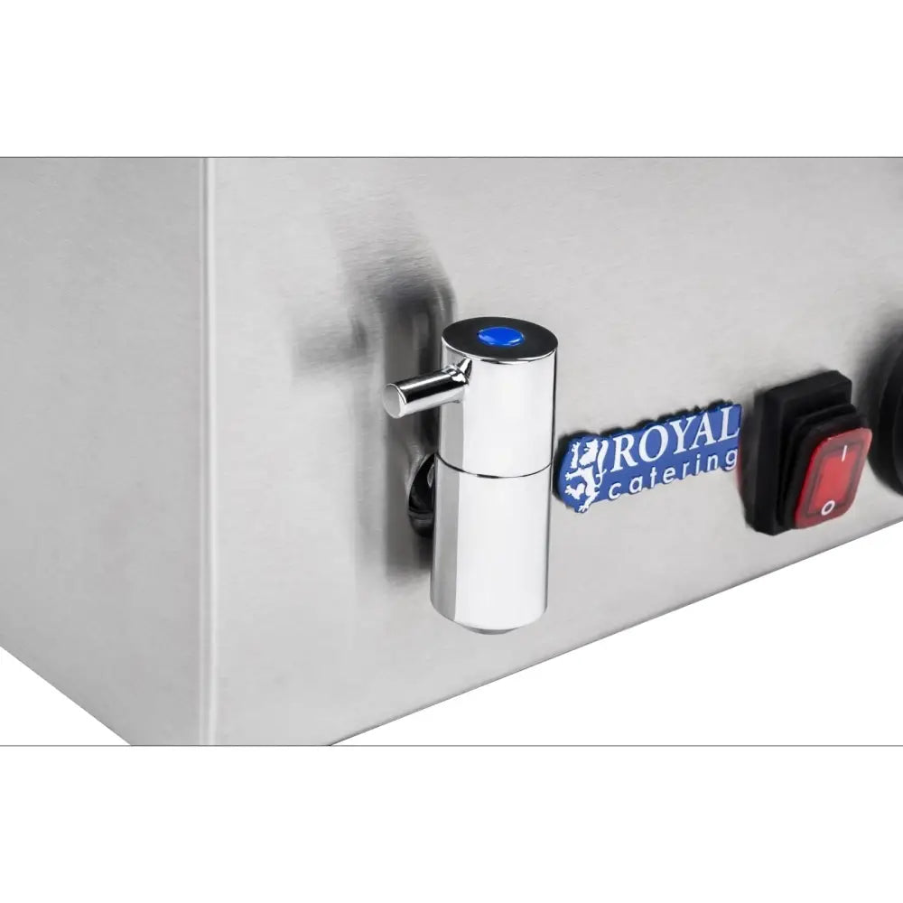 Buffetvarmer med Tappekran + 4 Gn med Lokk