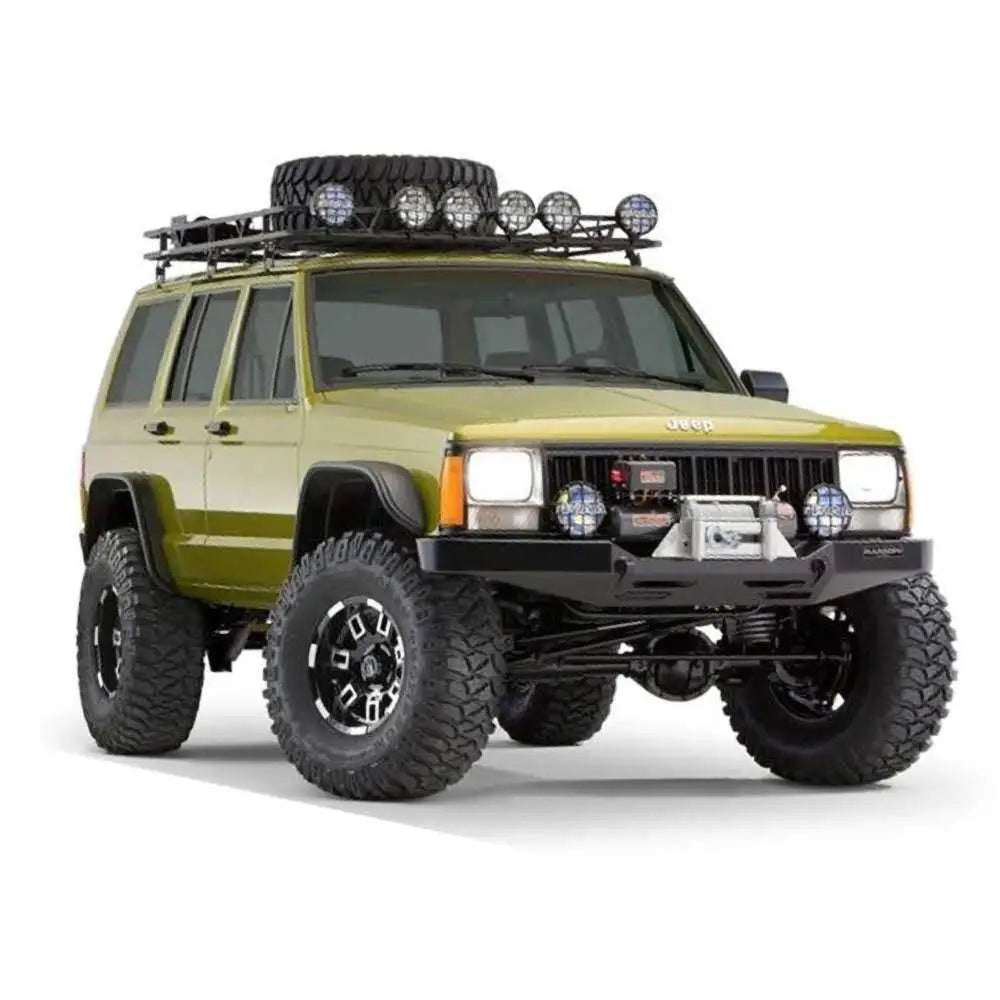 Bushwacker Flat Style Skjermbredder Sett - Jeep Cherokee Xj 84-01