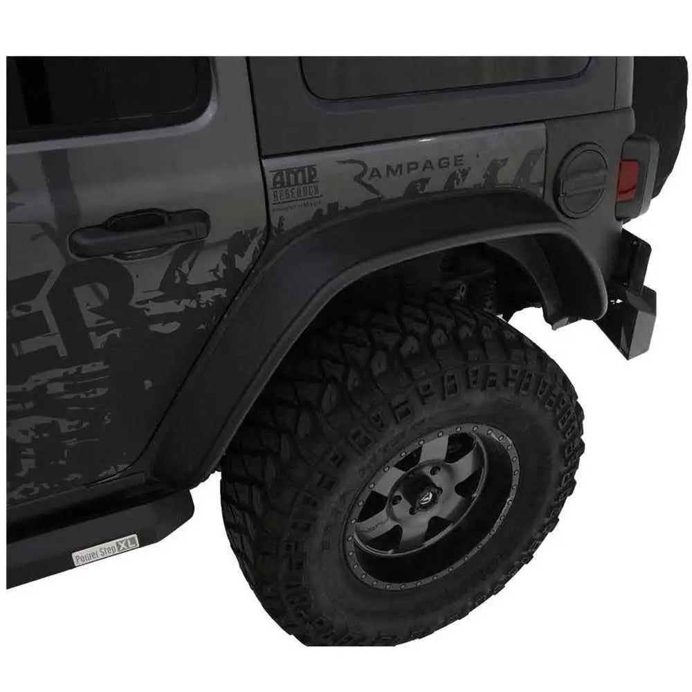 Bushwacker Flat Style - Skjermbreddere for Jeep Wrangler Jl 4 d 18-