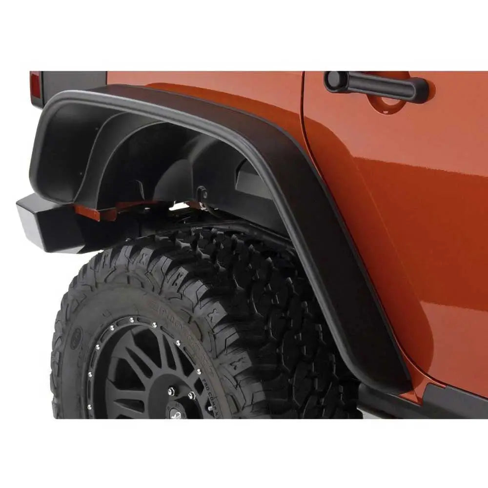 Bushwacker Flat Style Skjermbreddeutvidelser - Jeep Wrangler Jl 4 d 18-